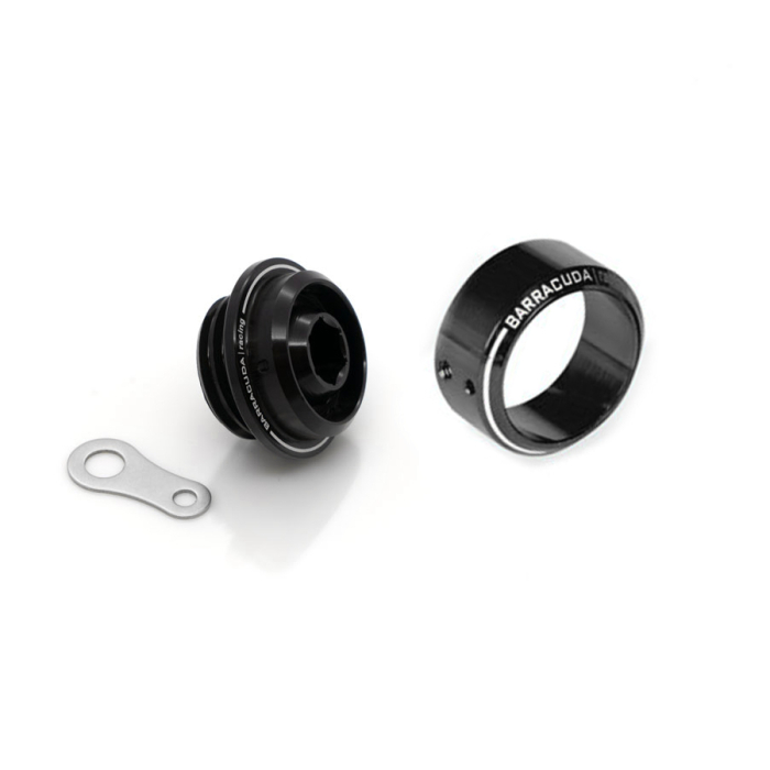 Цветна приставка за ПРОБКА ЗА МАСЛО BARRACUDA Ø28 BLACK — снимка 2