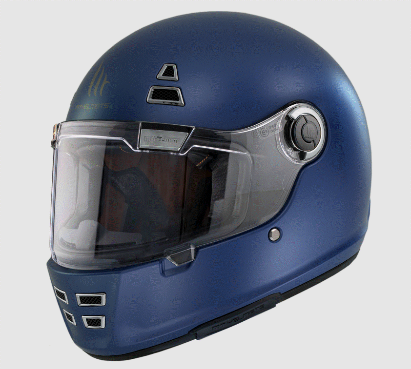 Каска MT JARAMA A7 SOLID BLUE MATT 1