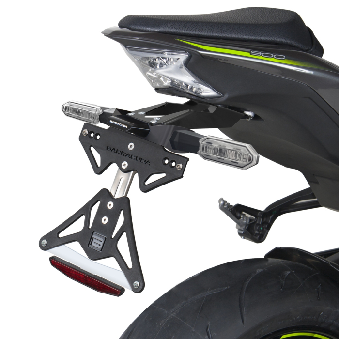 Стойка за номер за оригинални мигачи BARRACUDA Kawasaki Z900 (2020-2023)