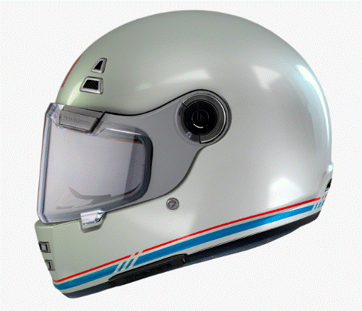 Каска MT JARAMA SV A7 SOLID GLOSS WHITE — снимка 2