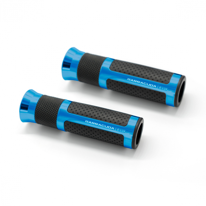Ръкохватки BARRACUDA B-LUX RACING GRIPS BLUE — снимка 5
