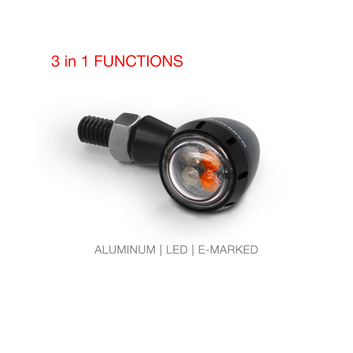 LED мото мигачи BARRACUDA S-LED 3 B-LUX BLUE — снимка 2