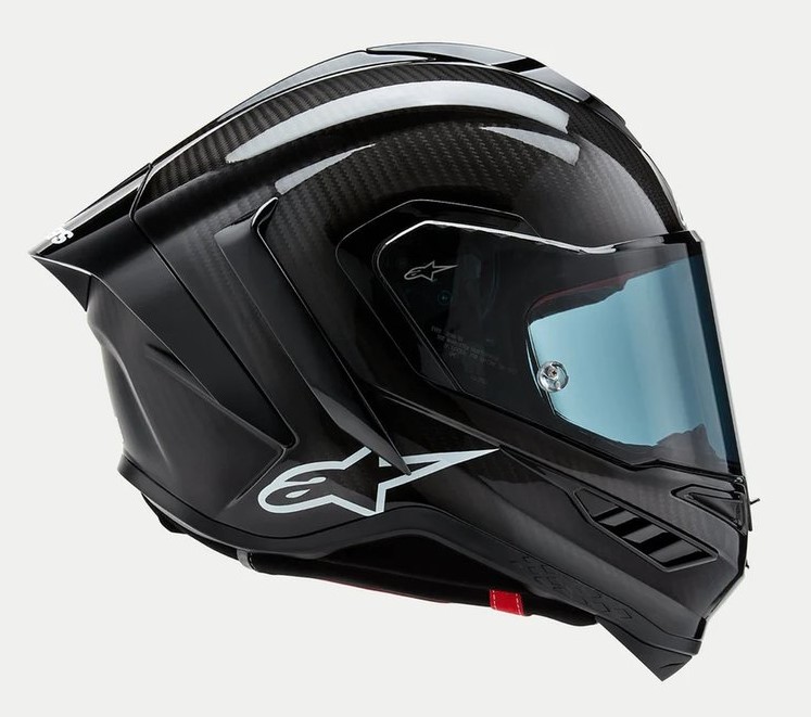 Каска ALPINESTARS Supertech R10 Black/Carb — снимка 4