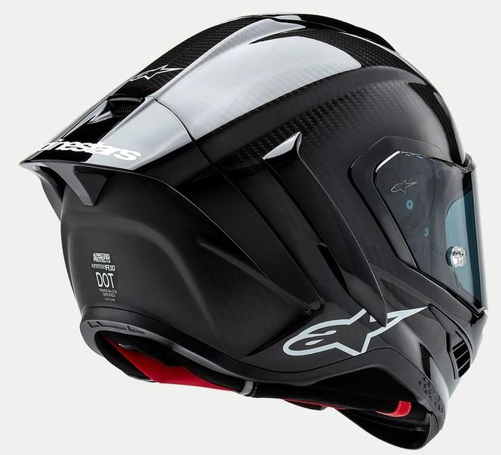 Каска ALPINESTARS Supertech R10 Black/Carb — снимка 3