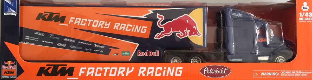 Камион играчка KTM Factory Racing Red Bull 1:43
