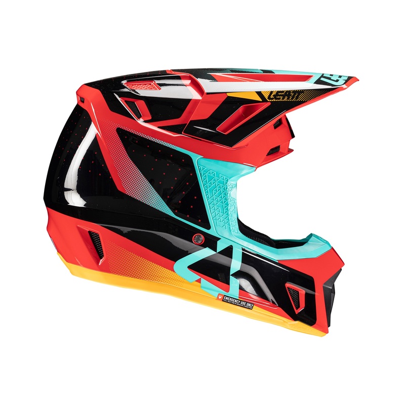 Мотокрос каска LEATT Kit Moto 7.5-Red V25 — снимка 3