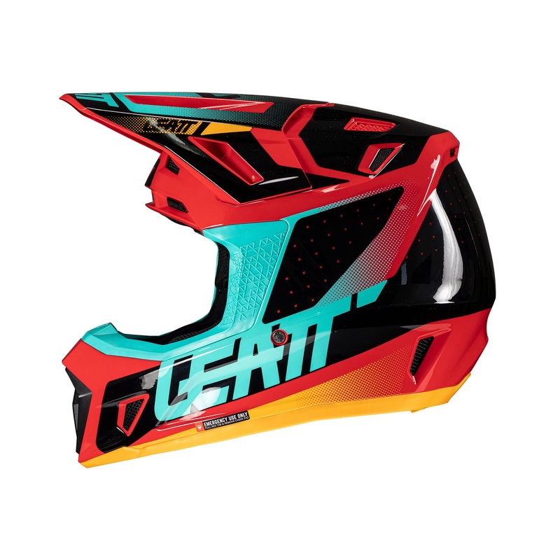 Мотокрос каска LEATT Kit Moto 7.5-Red V25 — снимка 4
