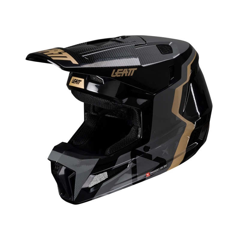 Детска мотокрос каска LEATT Kit Moto 3.5-Black V25 — снимка 2