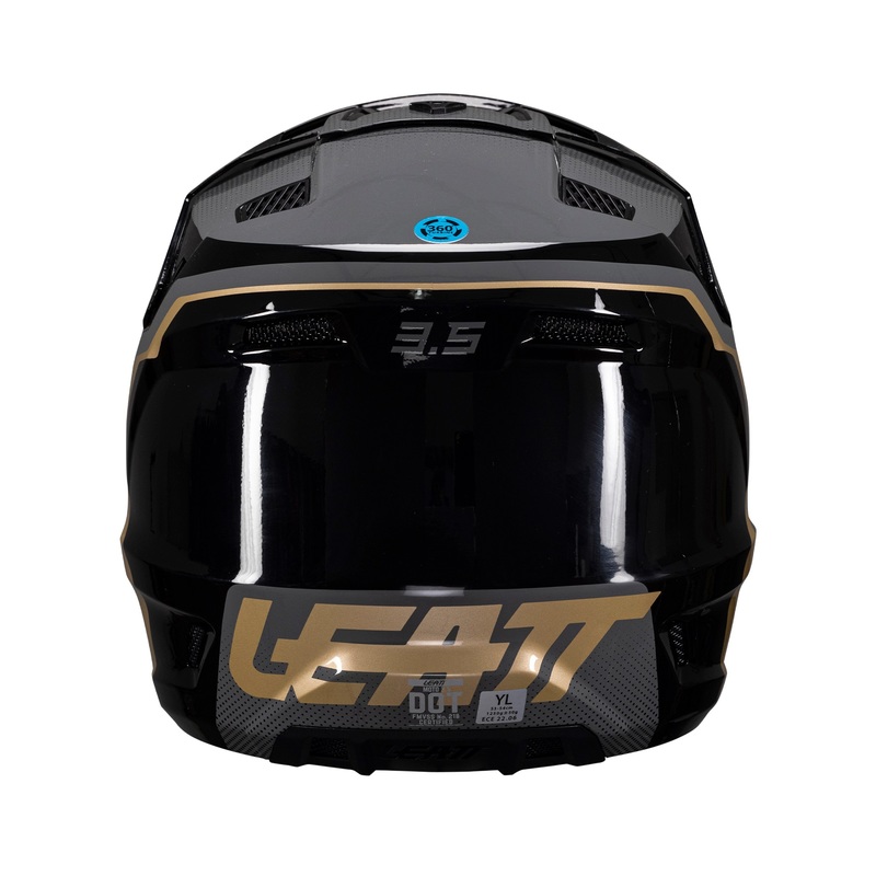 Детска мотокрос каска LEATT Kit Moto 3.5-Black V25 — снимка 4