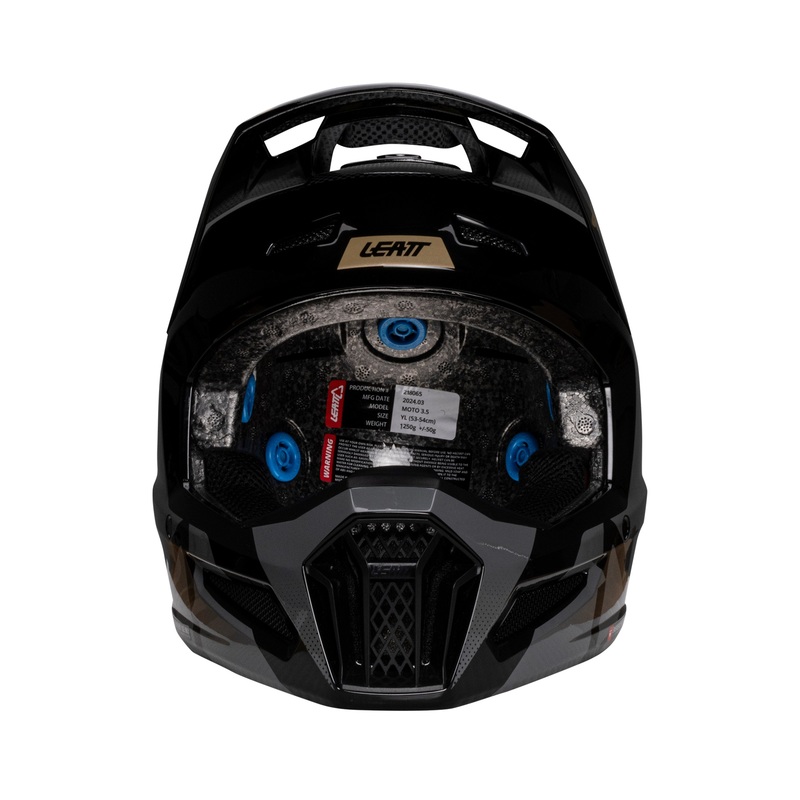 Детска мотокрос каска LEATT Kit Moto 3.5-Black V25 — снимка 5