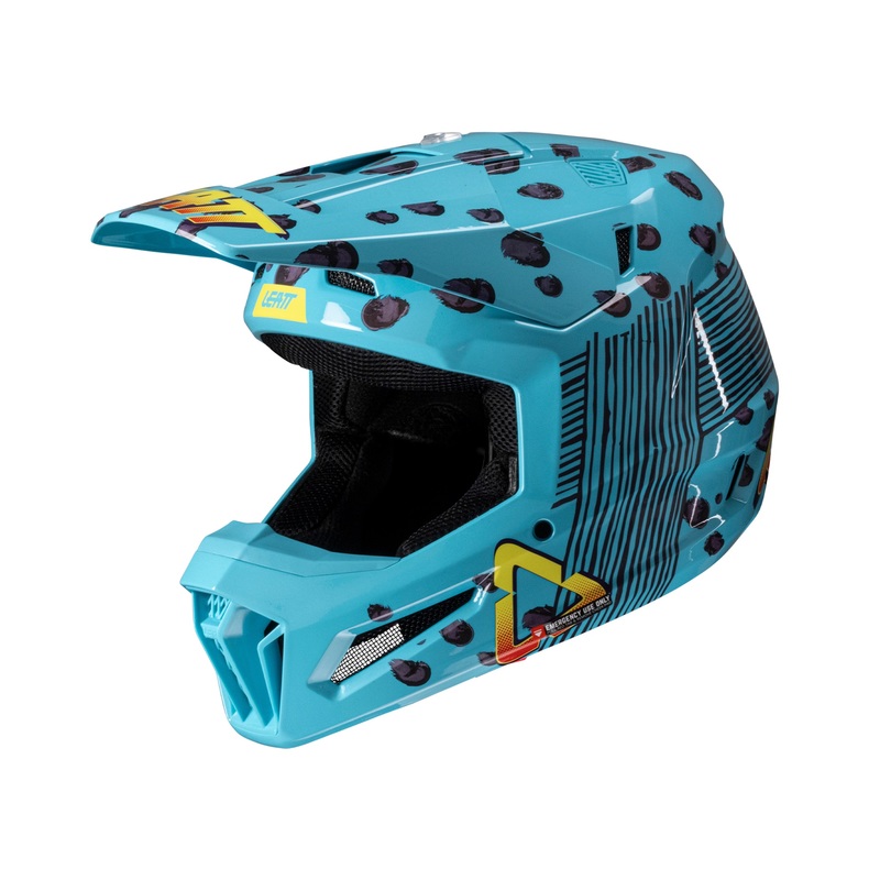 Детска мотокрос каска LEATT Kit Moto 3.5-Cheetah V25 — снимка 2
