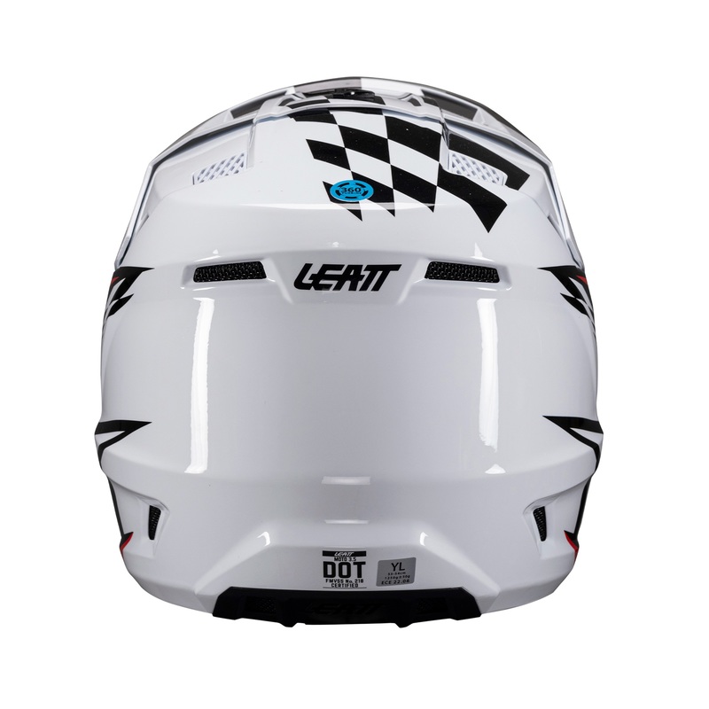 Детска мотокрос каска LEATT Kit Moto 3.5-White V25 — снимка 4