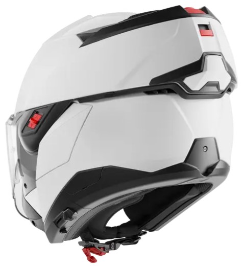 Модуларна каска SHARK OXO BLANK Pearly White — снимка 4