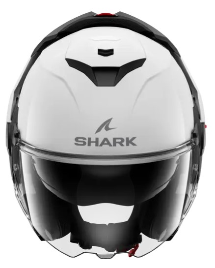Модуларна каска SHARK OXO BLANK Pearly White — снимка 2