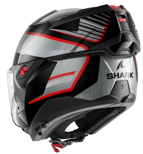 Модуларна каска SHARK OXO SIKTER Chrom Silver — снимка 4