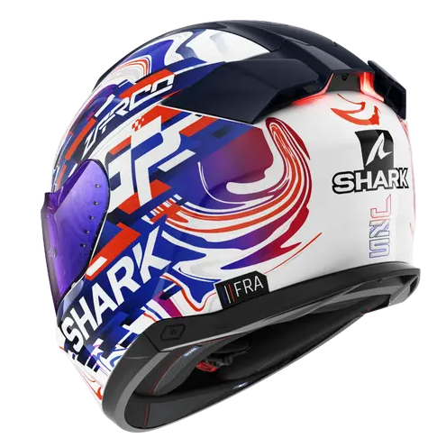 Каска SHARK SKWAL i3 REPLICA ZARCO FRENCH GP — снимка 3