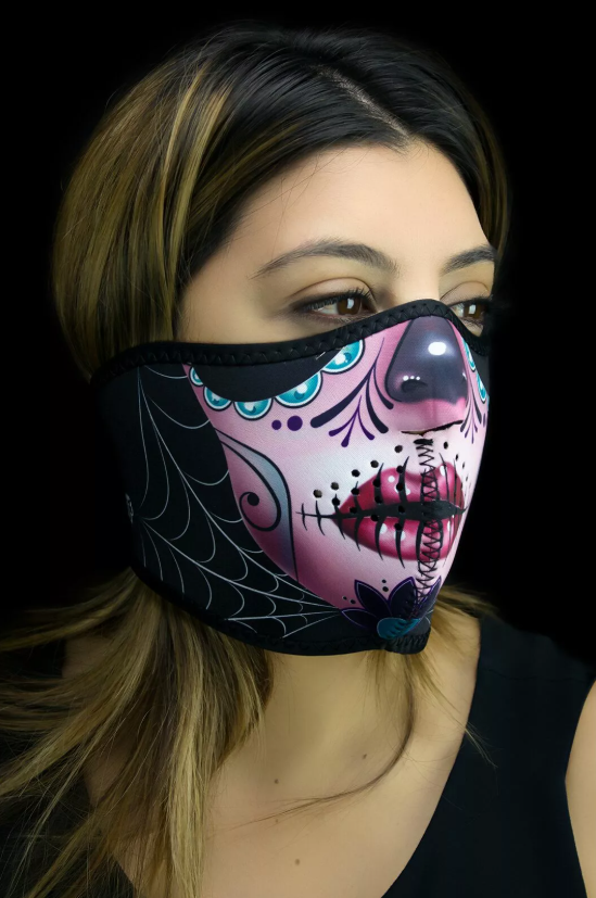 Маска за лице HALF SUGAR SKULL — снимка 2