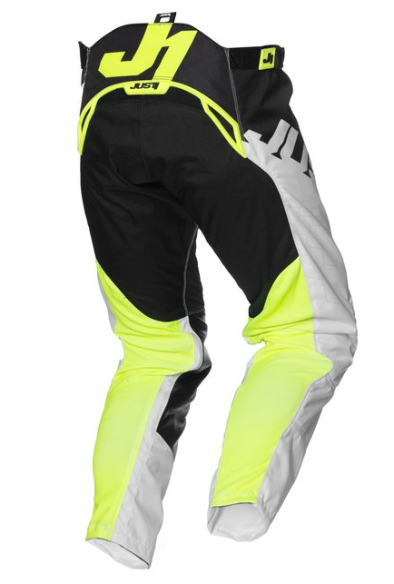 Мотокрос брич Just1 J-Force Hexa Black/White/Yellow Fluo — снимка 2