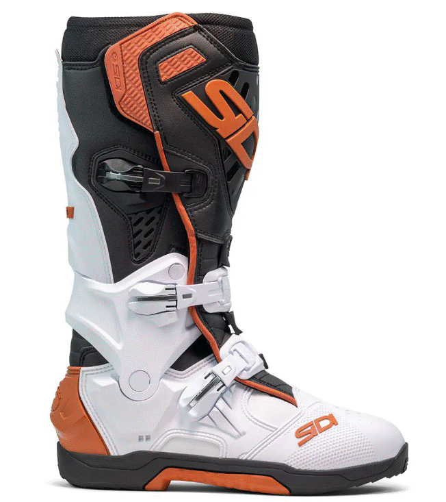 Мотокрос ботуши SIDI CROSSAIR BLACK/WHITE/BRONZE — снимка 2