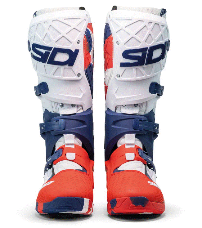 Мотокрос ботуши SIDI CROSSAIR X WHITE/NAVY/RED — снимка 5