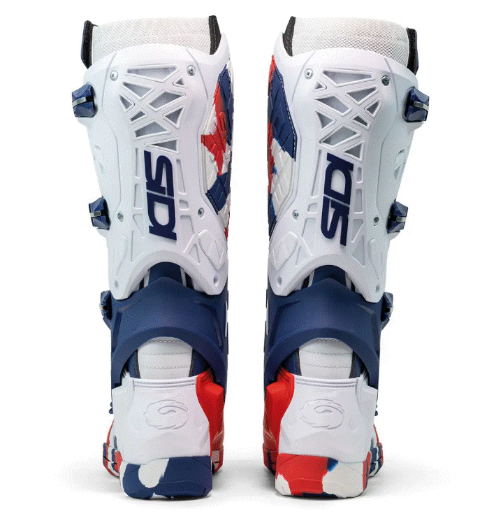 Мотокрос ботуши SIDI CROSSAIR X WHITE/NAVY/RED — снимка 6