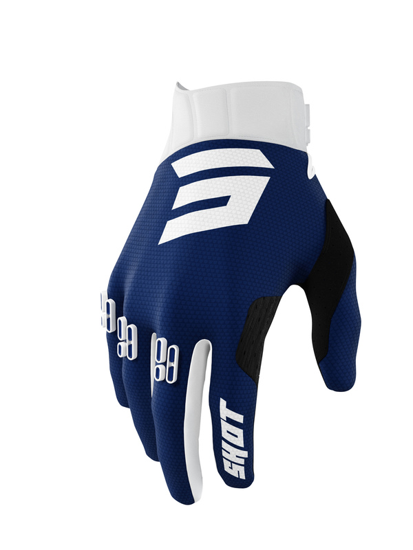 Мотокрос ръкавици SHOT Gradient Blue