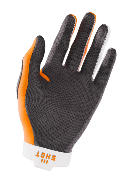 Мотокрос ръкавици SHOT Lite Neon Orange — снимка 2