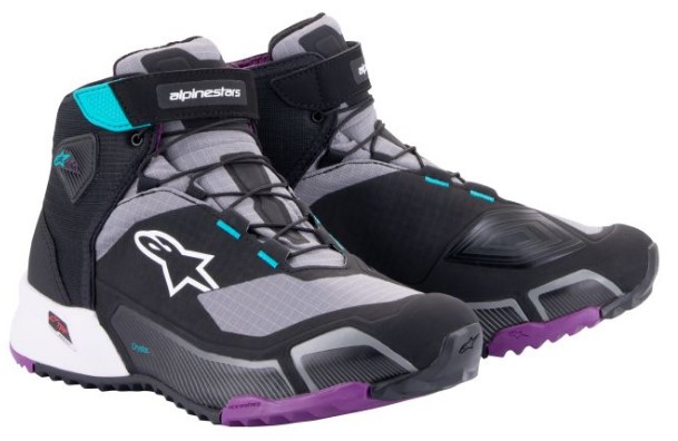 Дамски боти ALPINESTARS Stella CR-X Drystar® BLK/BL/GRY/PRPLE
