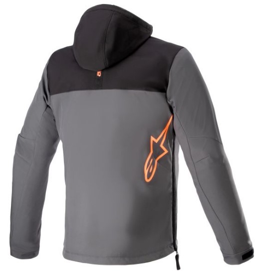 Мото яке ALPINESTARS SHERPA HOODIE BLACK/GREY/FLUO RED_2