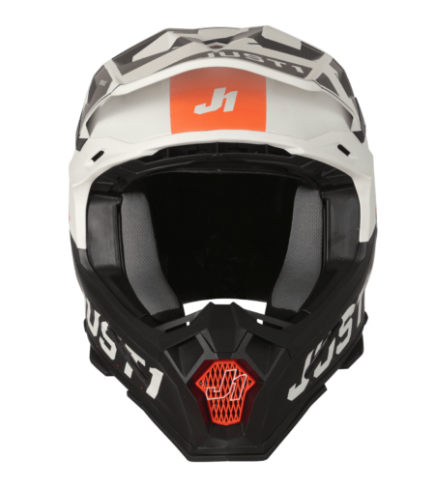 Mотокрос каска Just1 J-22 C Adrenaline Orange/Carbon Matt — снимка 4