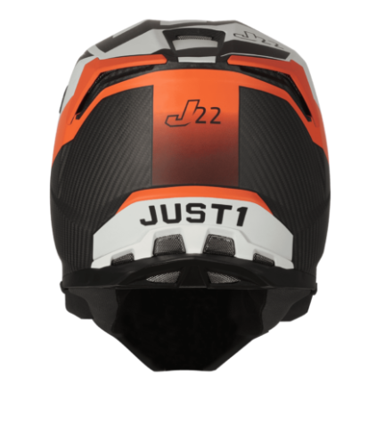 Mотокрос каска Just1 J-22 C Adrenaline Orange/Carbon Matt — снимка 3