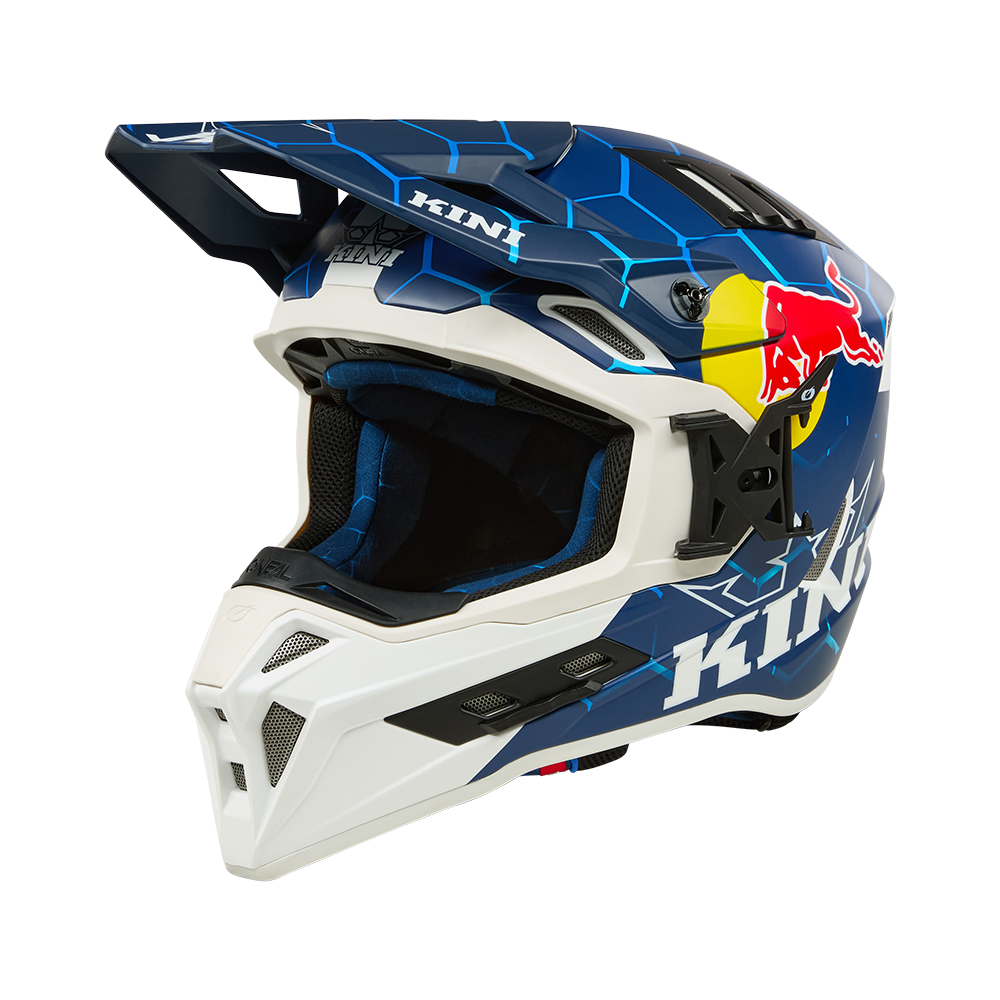 Ендуро каска KINI RED BULL EXC 1.0-BLUE/WHITE