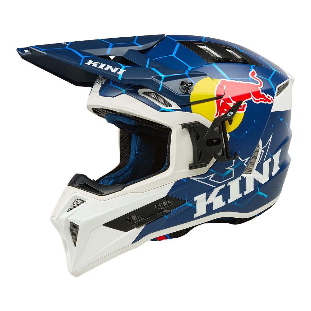 Ендуро каска KINI RED BULL EXC 1.0-BLUE/WHITE — снимка 2