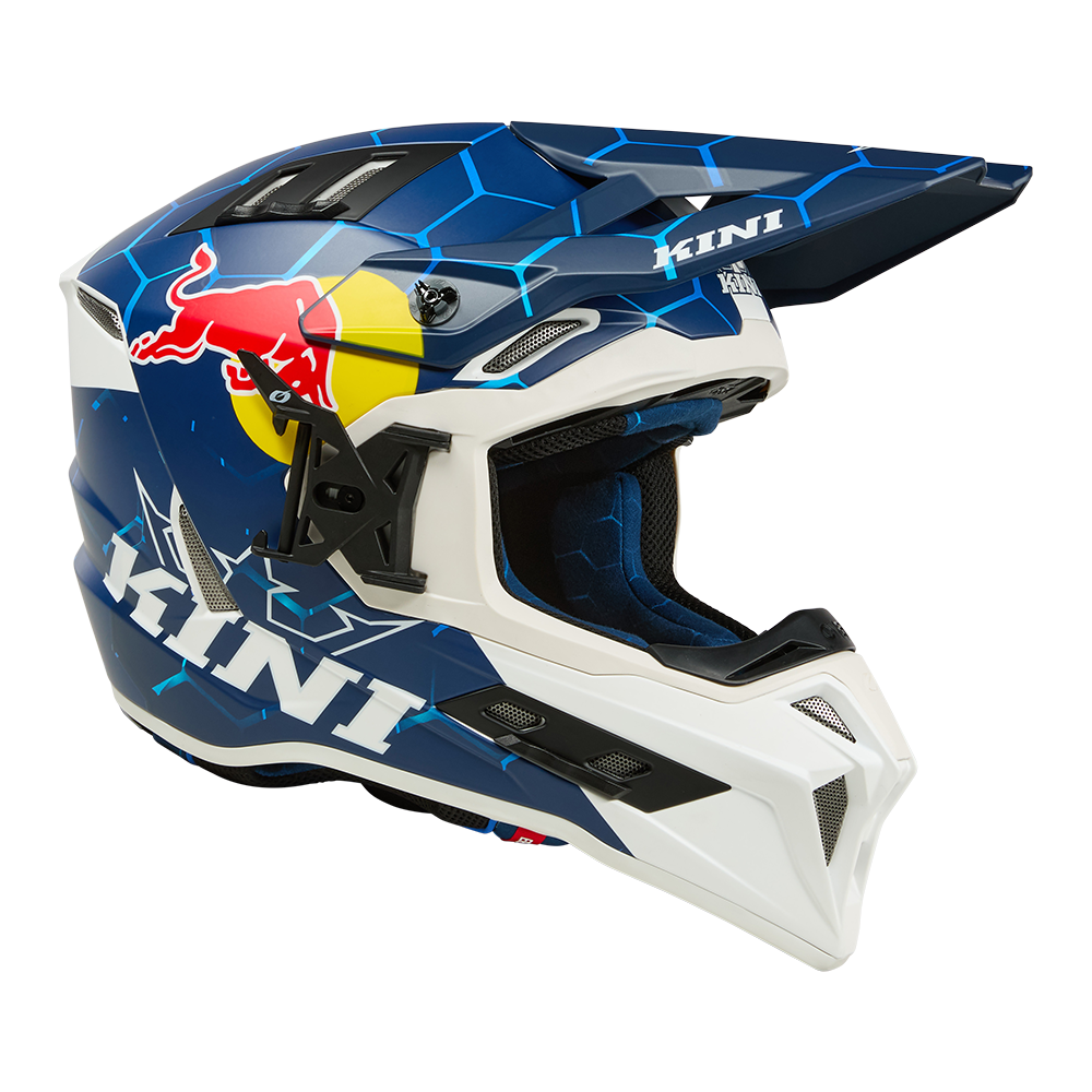 Ендуро каска KINI RED BULL EXC 1.0-BLUE/WHITE — снимка 3