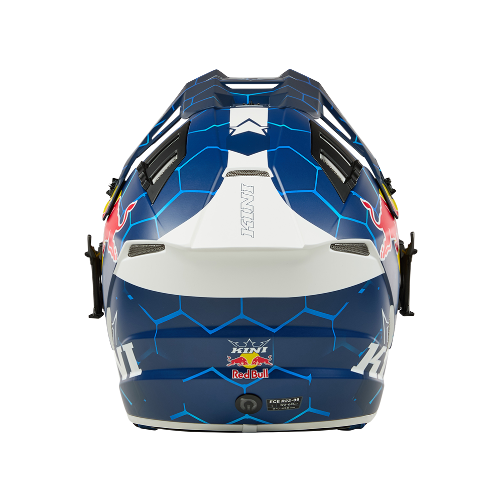 Ендуро каска KINI RED BULL EXC 1.0-BLUE/WHITE — снимка 4