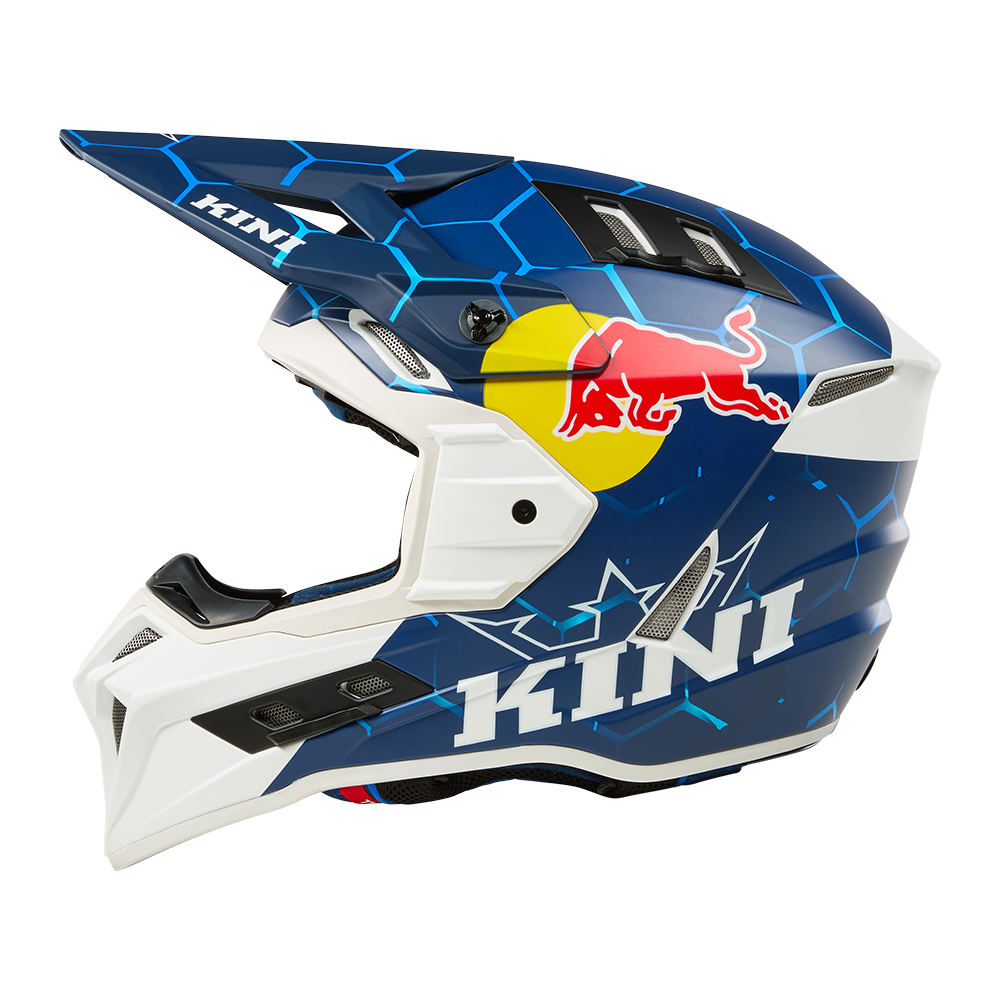 Ендуро каска KINI RED BULL EXC 1.0-BLUE/WHITE — снимка 6