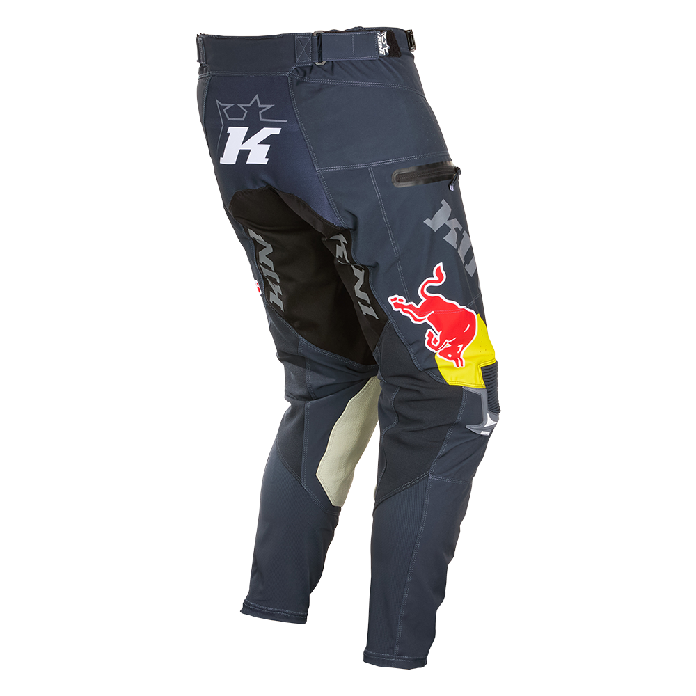 Ендуро панталон KINI RED BULL EXC IN THE BOOT 1.0-BLUE/WHITE — снимка 2