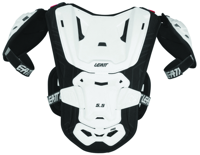 Детска броня LEATT 5.5 Pro-White/Black