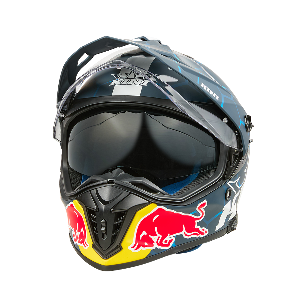 Каска KINI RED BULL ADV-X 2.0-BLUE/WHITE — снимка 5