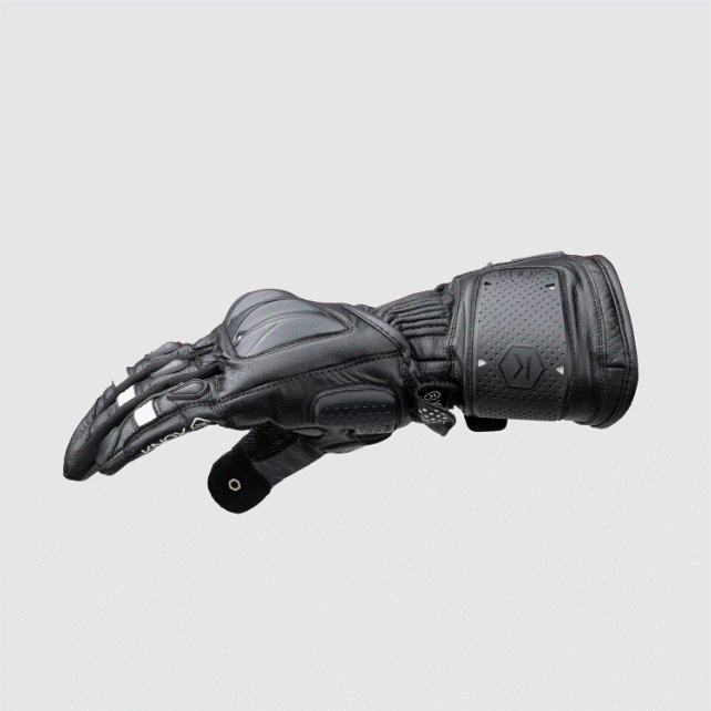 Кожени ръкавици KNOX Oulton MK2 – Black/White — снимка 6