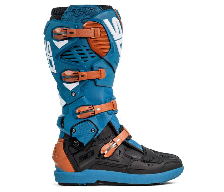 Мотокрос ботуши SIDI CROSSFIRE 3 SRS PETROL/BRONZE — снимка 2