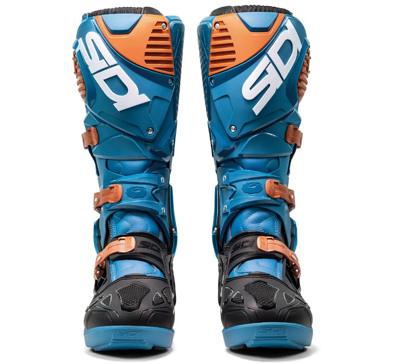 Мотокрос ботуши SIDI CROSSFIRE 3 SRS PETROL/BRONZE — снимка 4