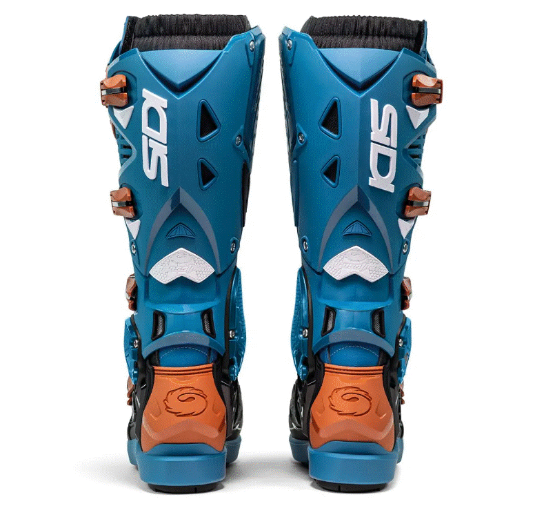 Мотокрос ботуши SIDI CROSSFIRE 3 SRS PETROL/BRONZE — снимка 5