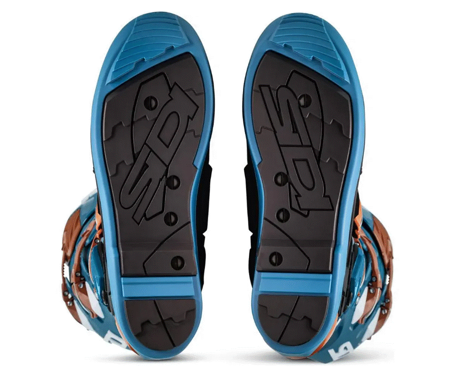 Мотокрос ботуши SIDI CROSSFIRE 3 SRS PETROL/BRONZE — снимка 6