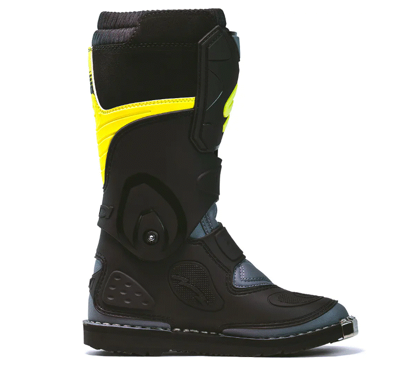 Детски мотокрос ботуши SIDI FLAME GREY/LIME — снимка 3