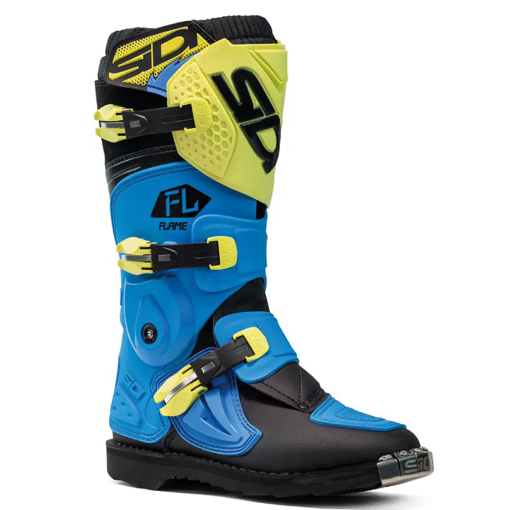 Детски мотокрос ботуши SIDI FLAME LIGHT BLUE/LIME 1