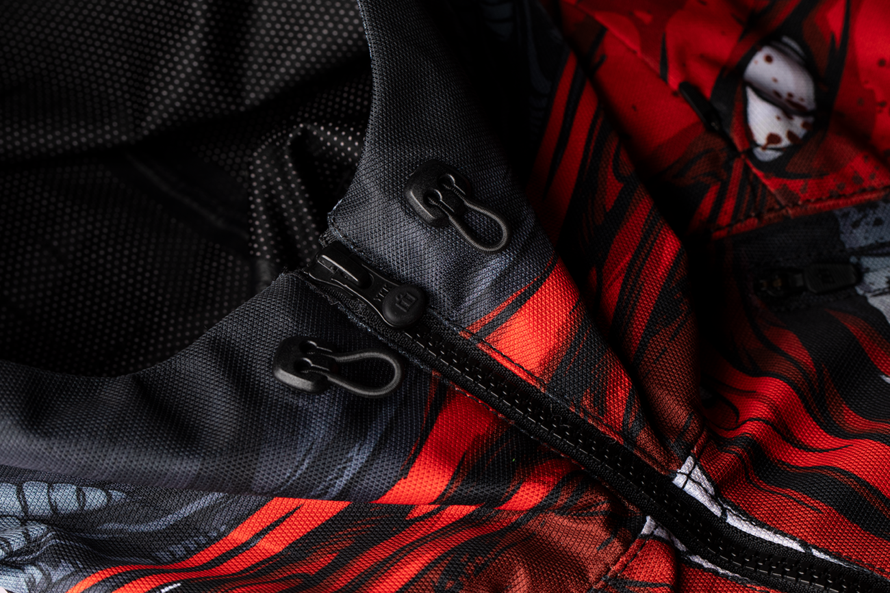 Мото яке ICON Airform Manik'r™ RED — снимка 2