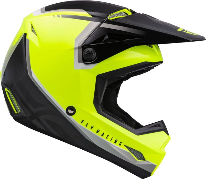 Мотокрос каска FLY RACING Formula Kinetic Vision-Black/Hi-Viz — снимка 4
