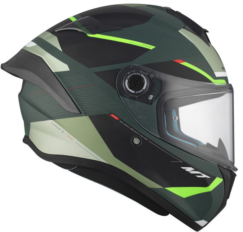 Каска MТ TARGO S KAY C6 MATT GREEN/BLACK — снимка 3