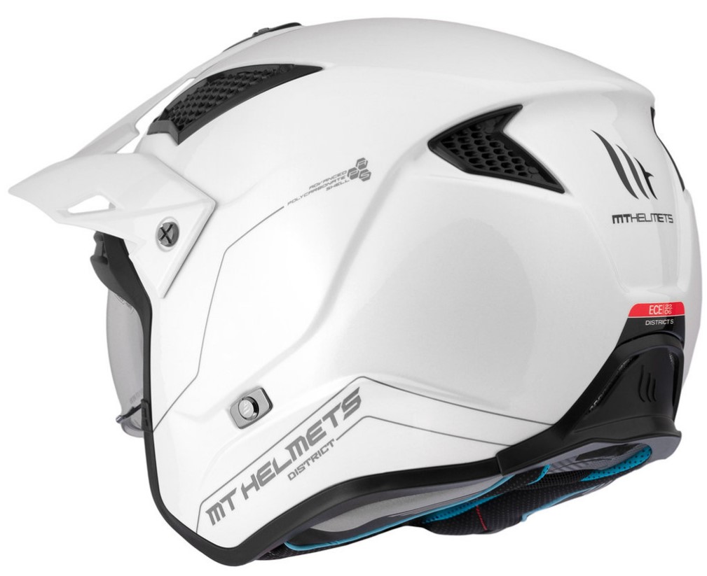 Каска MT DISTRICT SV S SOLID A0 GLOSS WHITE — снимка 4